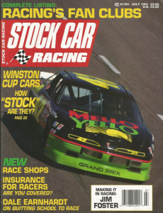 STOCK CAR RACING 1991 JULY - Schrader, Gibson, Frank Deiny Jr, Randy Sweet